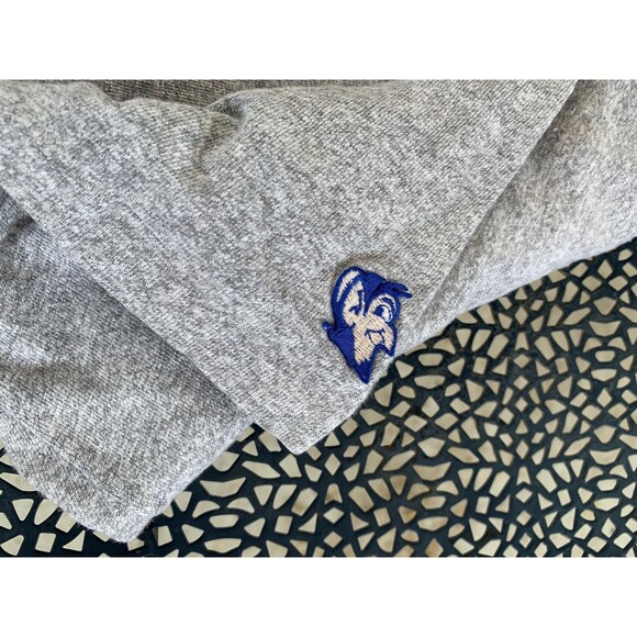 Vintage 90s Grey and blue Duke University Blue Devils vintage cotton tee XL - Picture 3 of 6